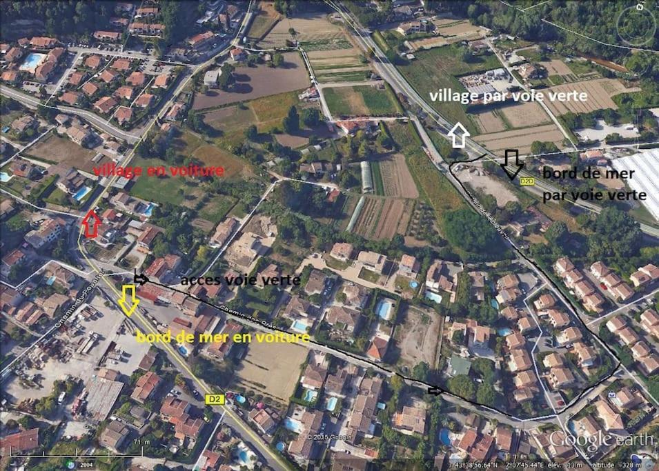 Appart Dans Maison 2 Km De La Plage Villeneuve-Loubet Εξωτερικό φωτογραφία